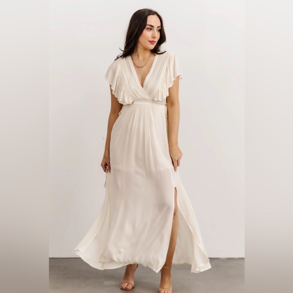 Baltic Born Jennifer Deep V Maxi Dress **** NEW WITH TAGS ****